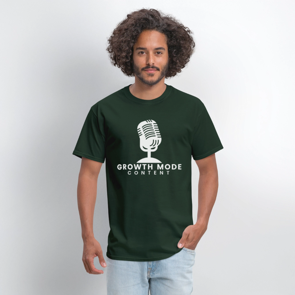 Growth Mode Content Classic T-Shirt - forest green