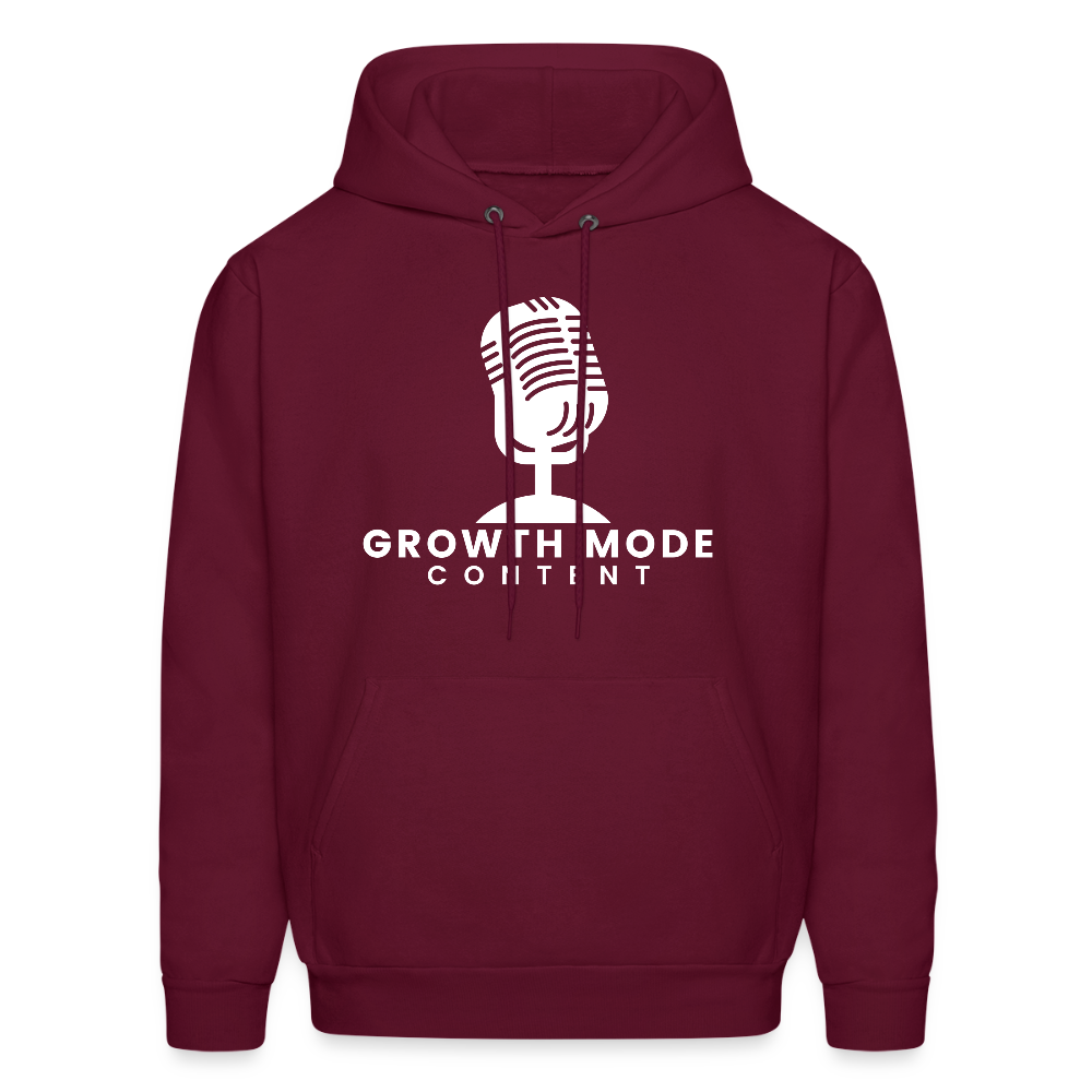 Growth Mode Content Hoodie - burgundy