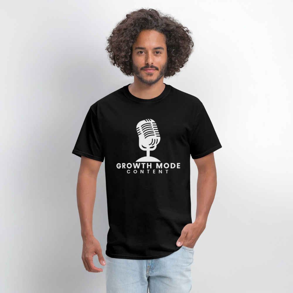 Growth Mode Content Classic T-Shirt - black