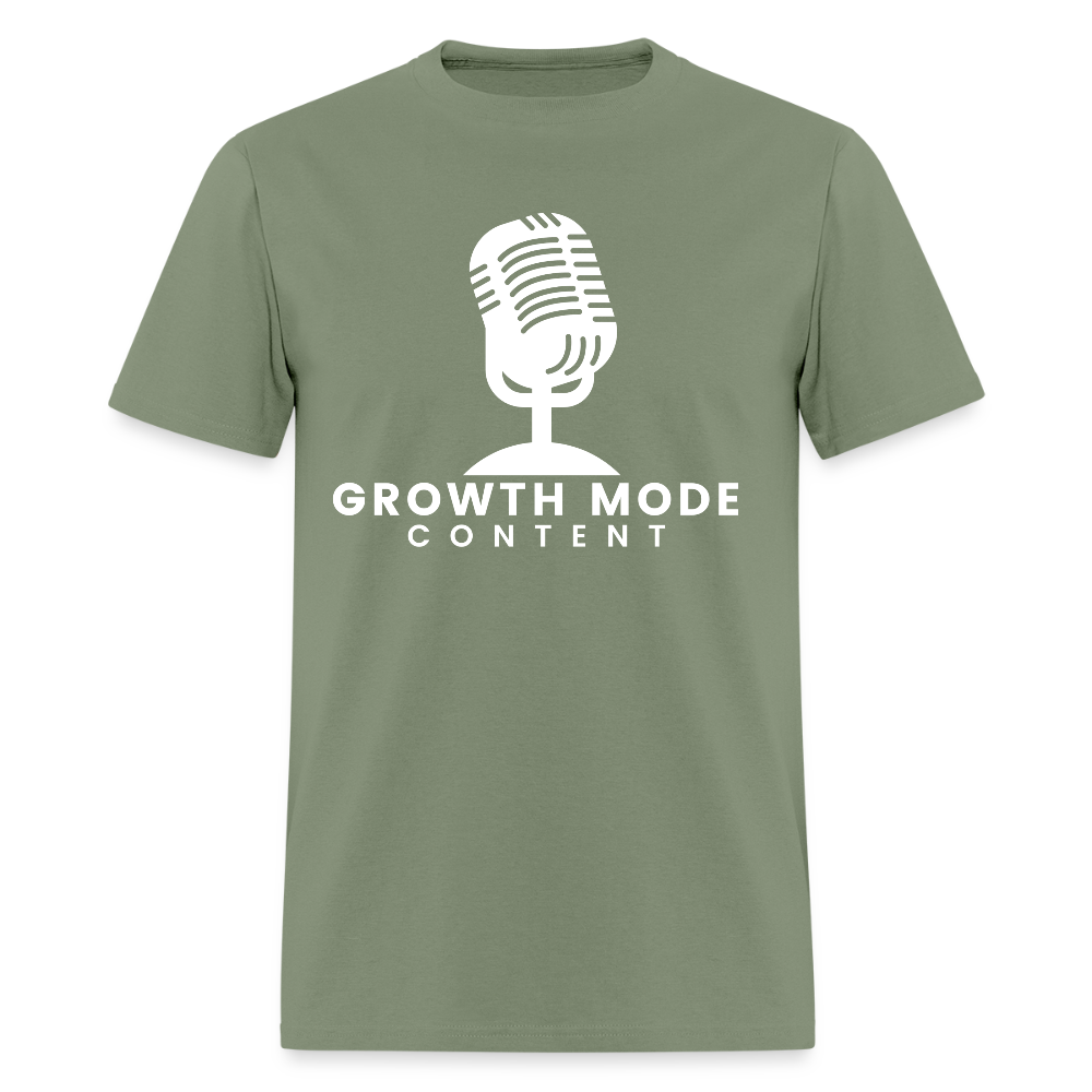 Growth Mode Content Classic T-Shirt - military green