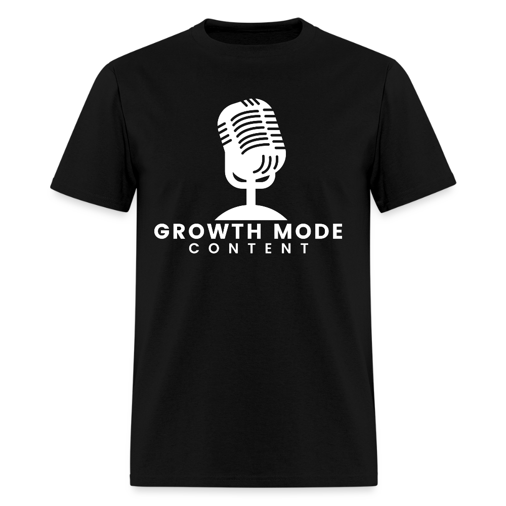 Growth Mode Content Classic T-Shirt - black