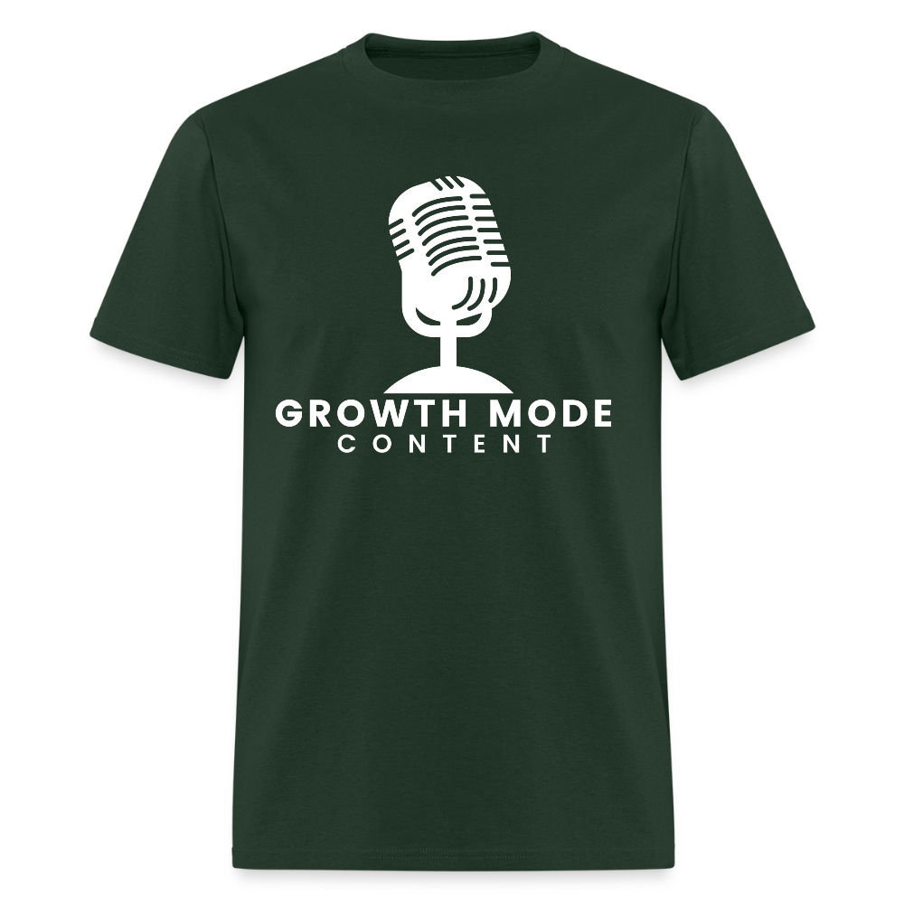 Growth Mode Content Classic T-Shirt - forest green