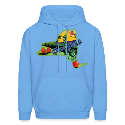 Beautiful NY Hoodie - carolina blue