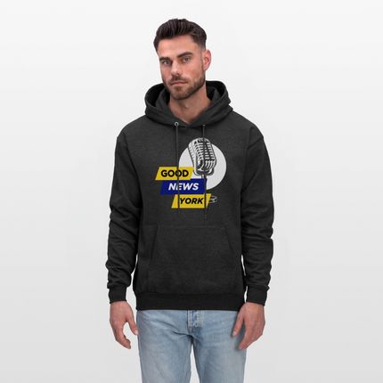 Good News York Hoodie - charcoal grey