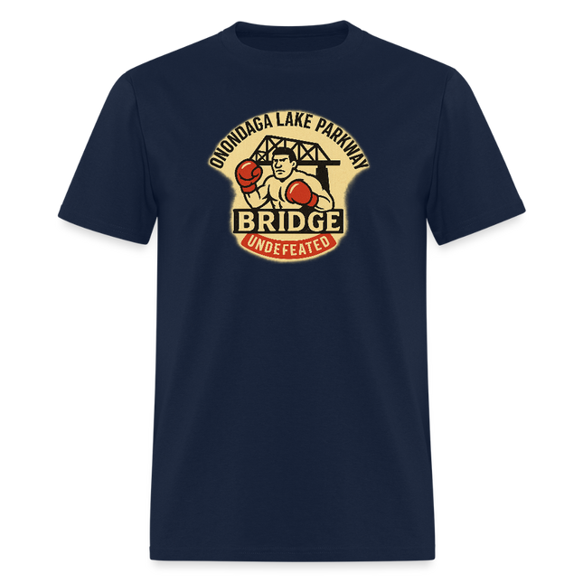 Onondaga Lake Parkway Bridge Undefeated T-Shirt - navy