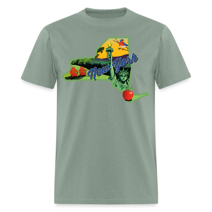 Beautiful NY T-Shirt - sage