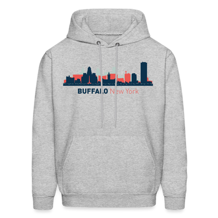 Buffalo NY Hoodie - heather gray