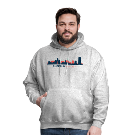 Buffalo NY Hoodie - heather gray