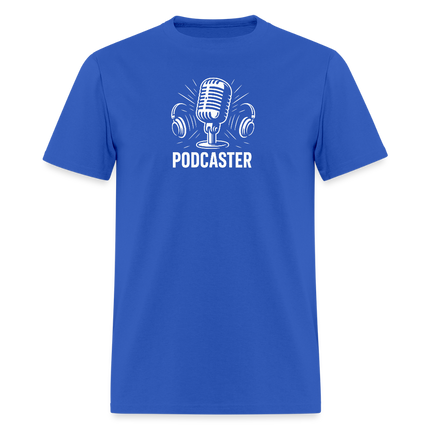 Podcaster  T-Shirt - royal blue
