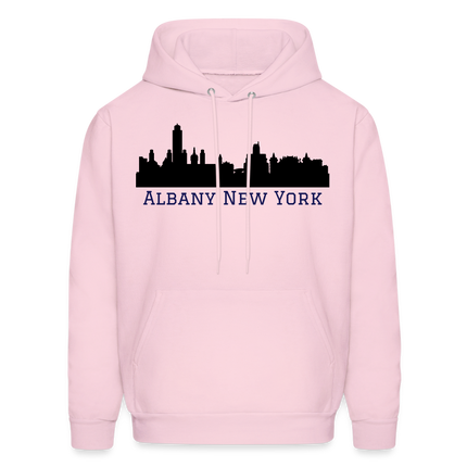 Albany NY Hoodie - pale pink