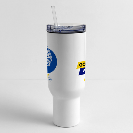 Good News York 40 oz Travel Tumbler Mug - white