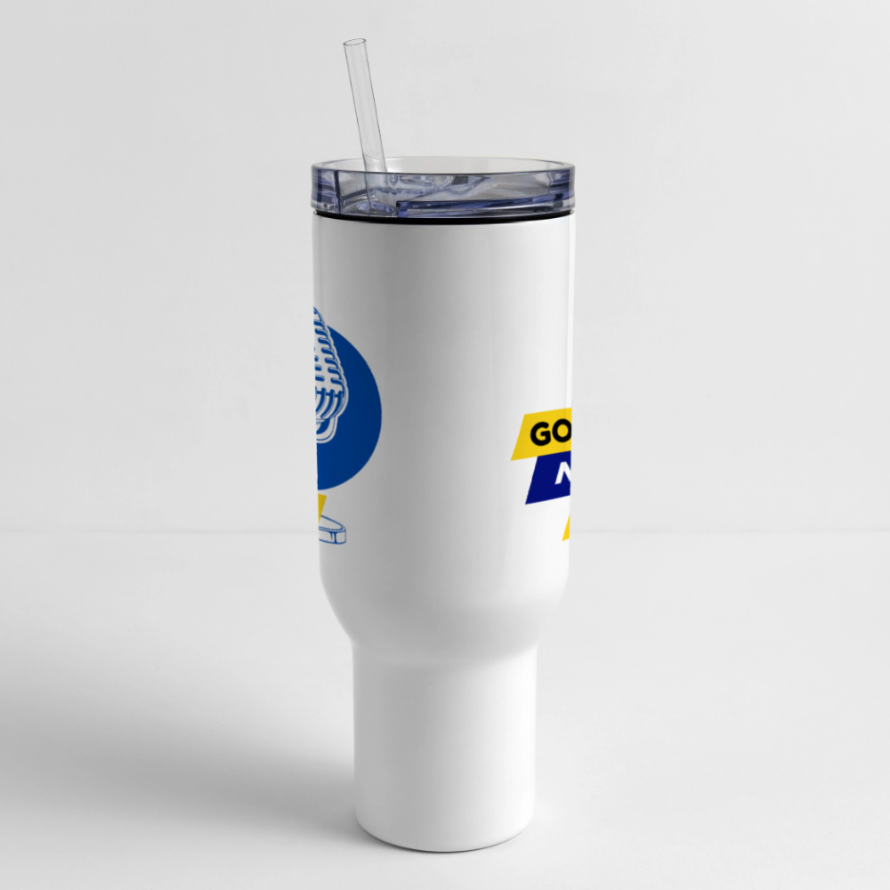 Good News York 40 oz Travel Tumbler Mug - white