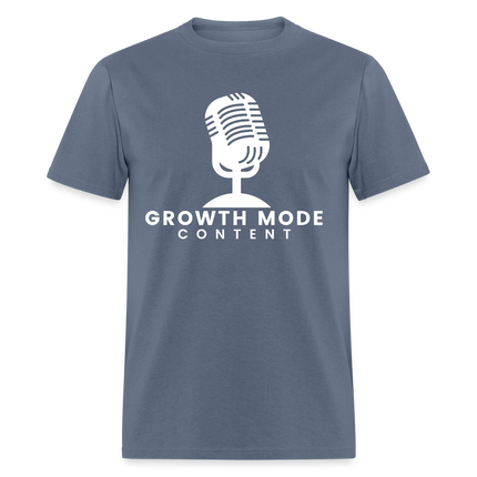 Growth Mode Content Classic T-Shirt - denim