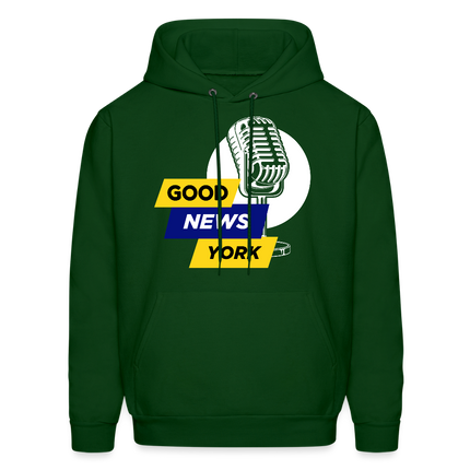 Good News York Hoodie - forest green