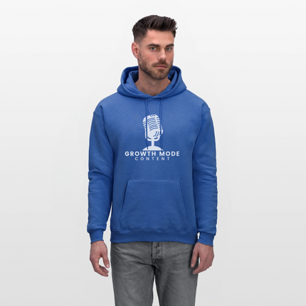 Growth Mode Content Hoodie - royal blue