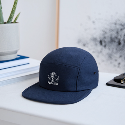 Podcaster Jockey Camper Cap - navy