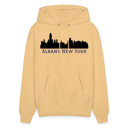 Albany NY Hoodie - light gold 