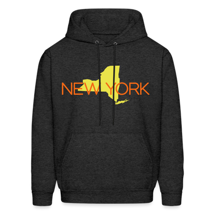 New York Hoodie - charcoal grey
