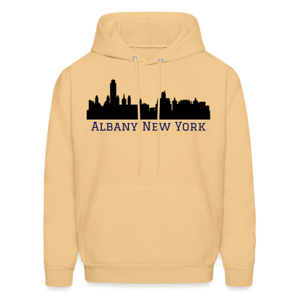 Albany NY Hoodie - light gold 