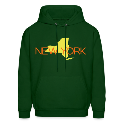 New York Hoodie - forest green