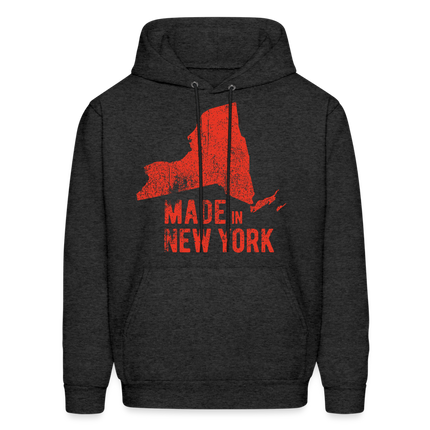 Made in NY Hoodie - charcoal grey