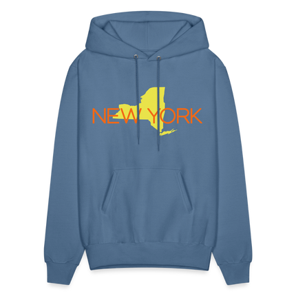 New York Hoodie - denim blue