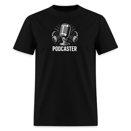 Podcaster  T-Shirt - black