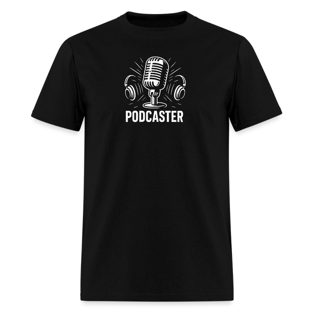 Podcaster  T-Shirt - black