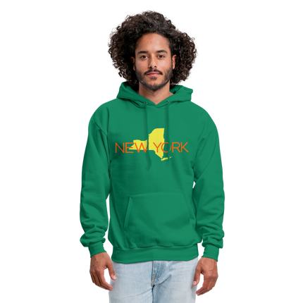 New York Hoodie - kelly green