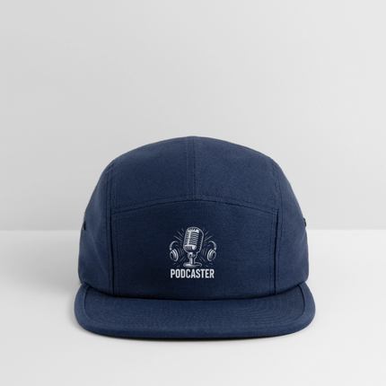 Podcaster Jockey Camper Cap - navy