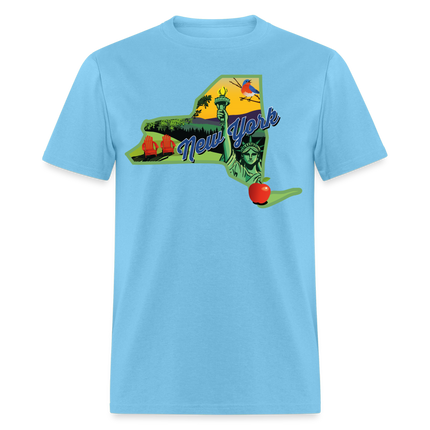 Beautiful NY T-Shirt - aquatic blue
