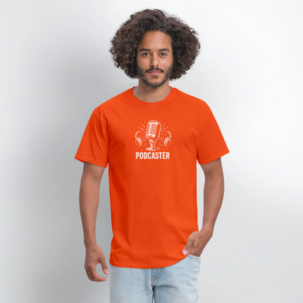 Podcaster  T-Shirt - orange