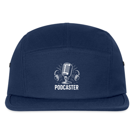 Podcaster Jockey Camper Cap - navy