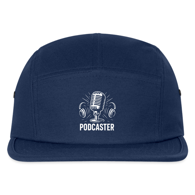 Podcaster Jockey Camper Cap - navy