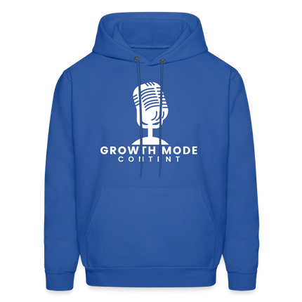 Growth Mode Content Hoodie - royal blue