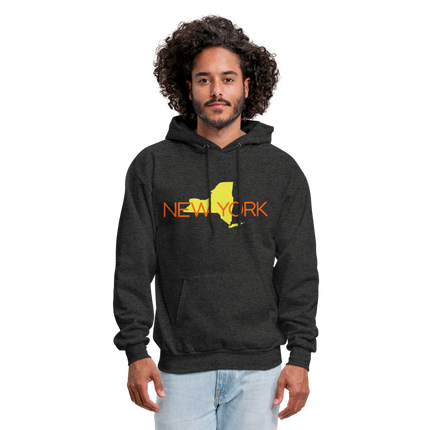 New York Hoodie - charcoal grey