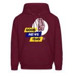 burgundy / S