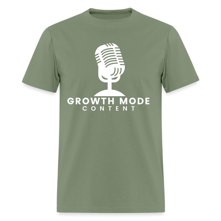 Growth Mode Content Classic T-Shirt - military green