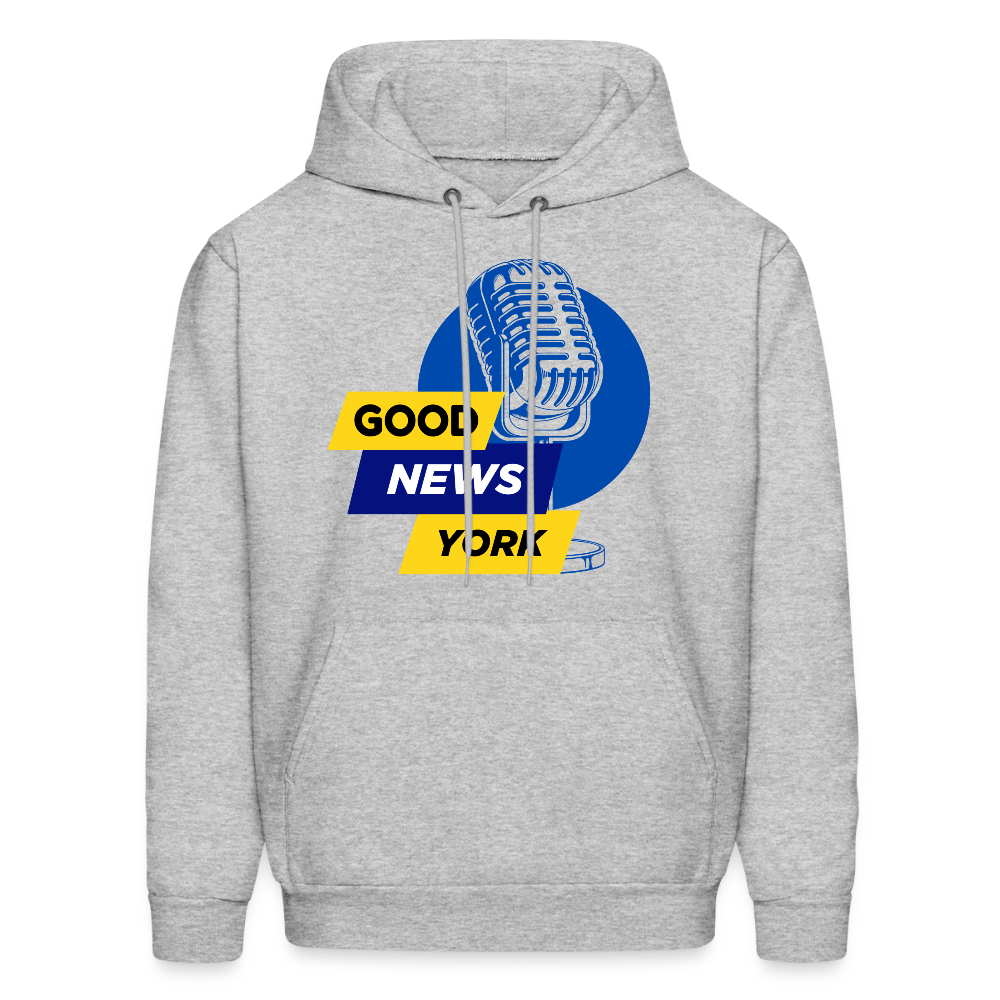 Good News York Hoodie - heather gray
