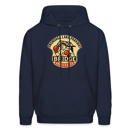 Onondaga Lake Parkway Bridge Undefeated Hoodie - navy