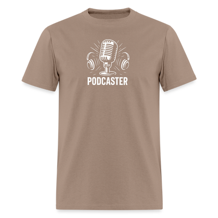 Podcaster  T-Shirt - brown savana