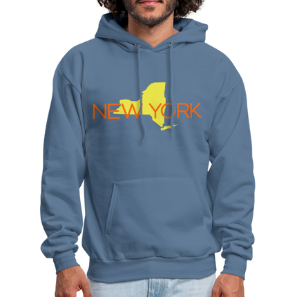 New York Hoodie - denim blue