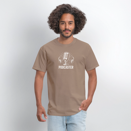 Podcaster  T-Shirt - brown savana