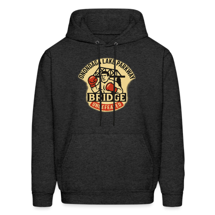 Onondaga Lake Parkway Bridge Undefeated Hoodie - charcoal grey