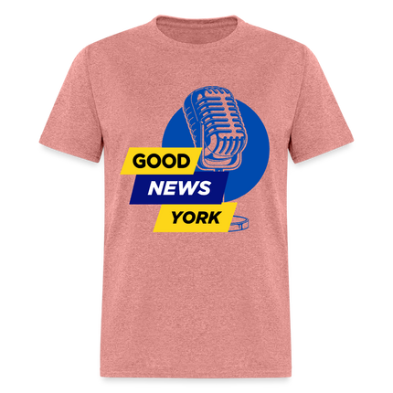 Good News York Unisex Classic T-Shirt - heather mauve