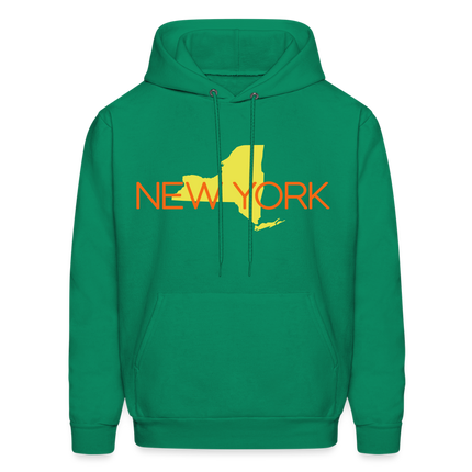 New York Hoodie - kelly green