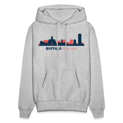 Buffalo NY Hoodie - heather gray