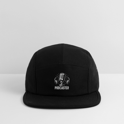 Podcaster Jockey Camper Cap - black