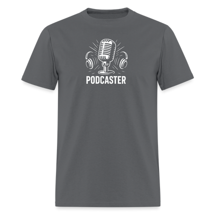 Podcaster  T-Shirt - charcoal