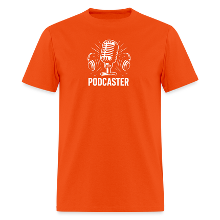 Podcaster  T-Shirt - orange